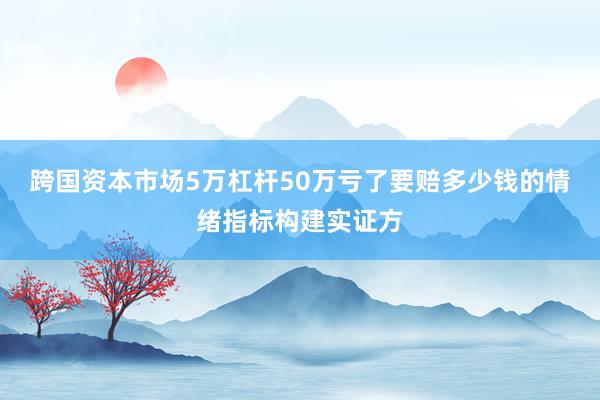 跨国资本市场5万杠杆50万亏了要赔多少钱的情绪指标构建实证方